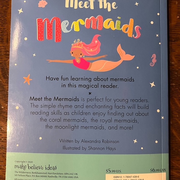 Meet the Mermaids: Make-Believe Friends by Alexandra Robinson. 2020, Paperback - Picture 7 of 7